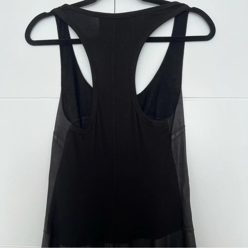 Illia Black Leather Dress - Picture 4 of 4